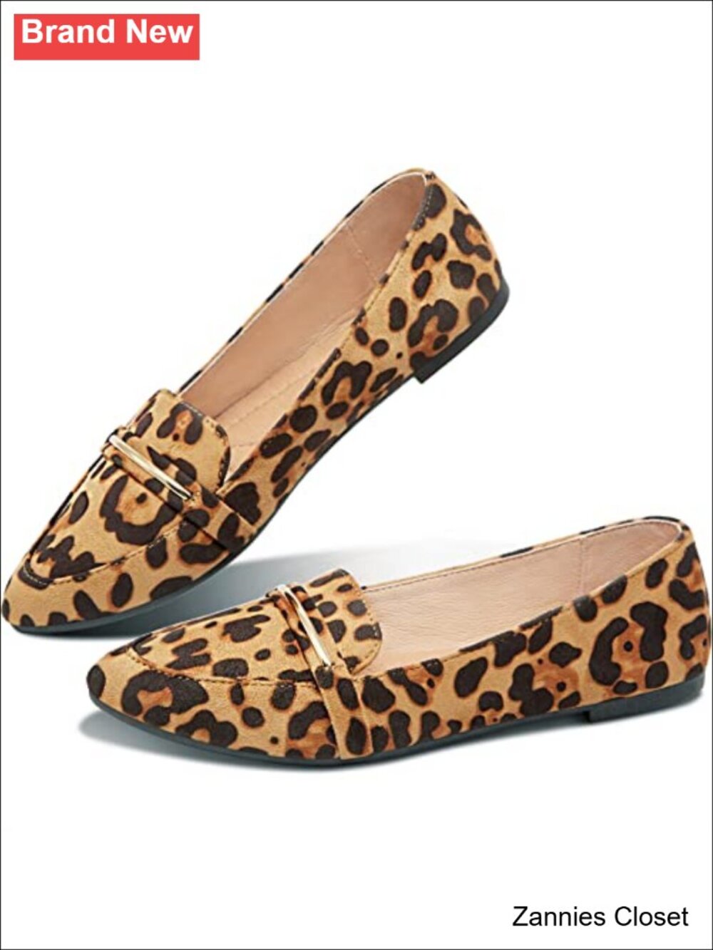 ✨ Pointy Toe Loafer Flat Faux Suede Penny Loafer Slip On Ballet Comfortable